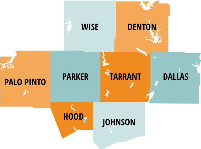 ameriCARE Texas Map