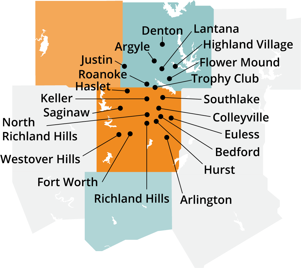 Forth Worth Map